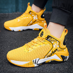 Men's Plus Size Breathable Basketball Shoes Non Slip Sneakers