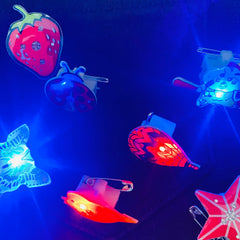 5pcs Glow in the dark Brooch Holiday Party Gift