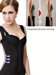 Front Buckle Tank Top Waist Trainer Tummy Control Slimmer