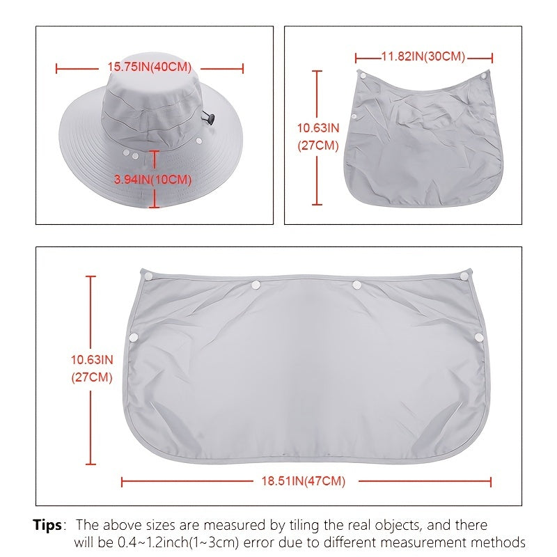 Quick Drying Sun Hat for Fishing and Outdoor Activities Breathable Cap