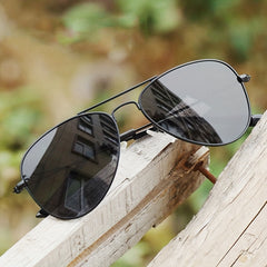 Boy's Vintage Aviator Polarized Sunglasses Outdoor Shades