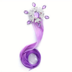 3pcs Colorful Twisted Braided Ponytail Hair Extensions for Girls