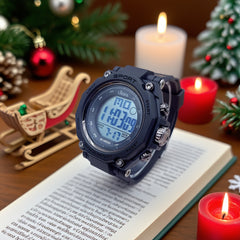 Youth Waterproof Timer Alarm Wristwatch