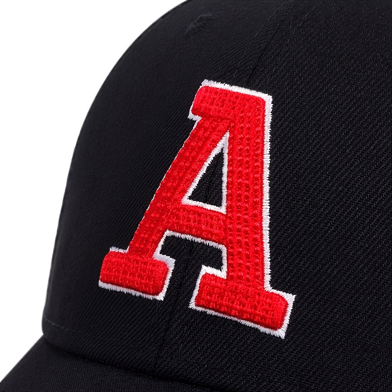 Men's Letter A Baseball Cap Sun Blocking