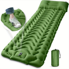 Inflatable Camping Sleeping Pad with Pillow