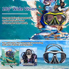 Anti Fog Diving Mask for Adults Scuba Swim Snorkeling Goggles