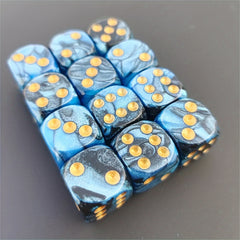 12pcs 16mm Dual Dice Set for Games & Collection