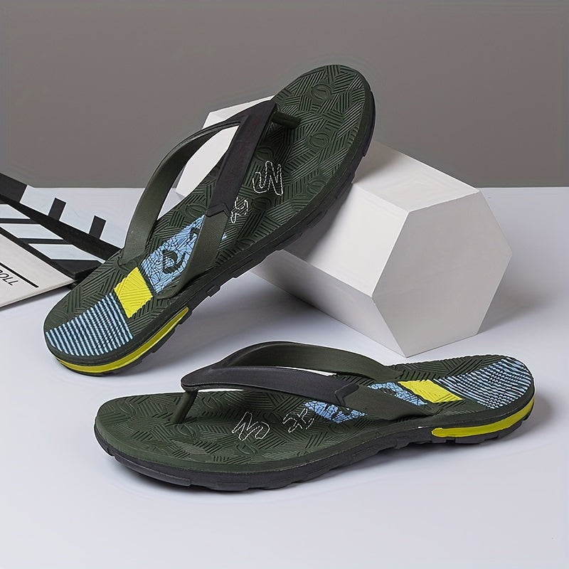Men's Lightweight Non Slip Flip Flops Quick Drying Thong Sandals