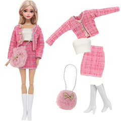 5pcs Doll Clothes Accessories Set for 11 8 Inch Girl Doll 1 6 Dollhouse Toy