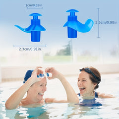 Waterproof Reusable Silicone Earplugs for Swimming