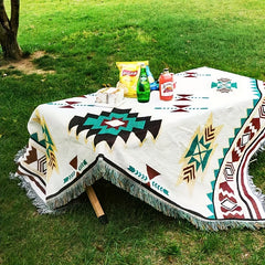 Creative Retro Picnic Mat Tear Resistant Camping Blanket