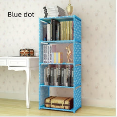 Modern Bookshelf Storage Shelf Student Storage Cabinet Coat Hanger