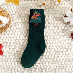 Boys Christmas Halloween Socks 7 Pairs Cartoon Santa Claus Doll