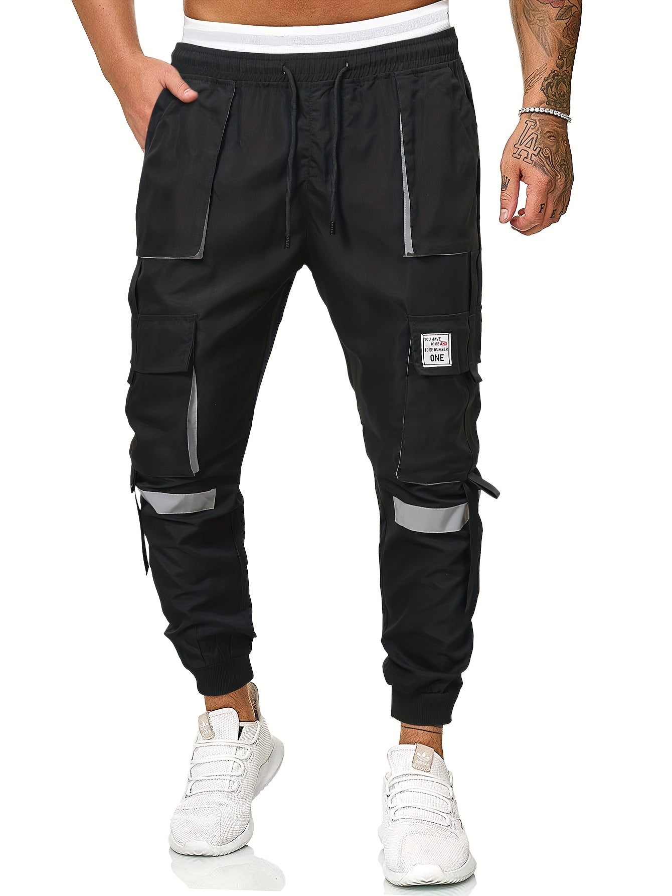 Flap Pockets Cargo Pants Men s Joggers For Autumn