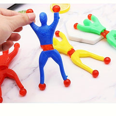 5Pcs Decompression Wallcrawler Sticky Toy Spiderman Educational Toy