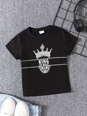 Cute Lion Head Printed Baby T-shirt