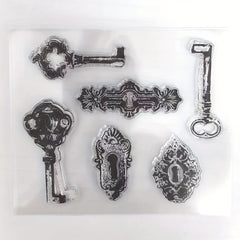 Word Pattern Transparent Stamps for DIY Scrapbooking