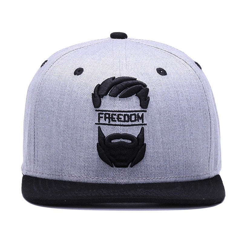 Men's Alphabet Beard Uncle Baseball Cap Hip Hop Cap