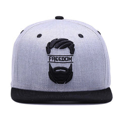 Men's Alphabet Beard Uncle Baseball Cap Hip Hop Cap