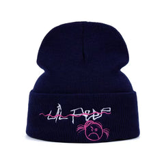 Lil Peep Embroidered Knit Hat for Men and Women