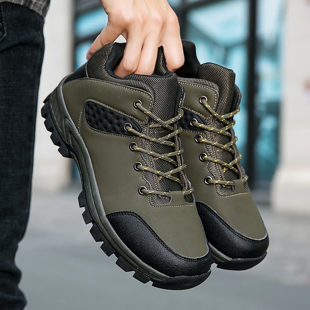 High Ankle Hiking Boots Water Resistant Training Sneaker