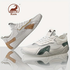 Men's Breathable Lace Up Mesh Sneakers Casual Outdoor Walking Shoes