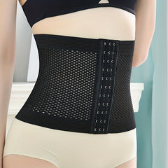 Tummy Wrap Cut Out Waist Trainer Breathable Slimming Belly Belt