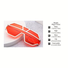 Men's Grid Metal Casual Sunglasses