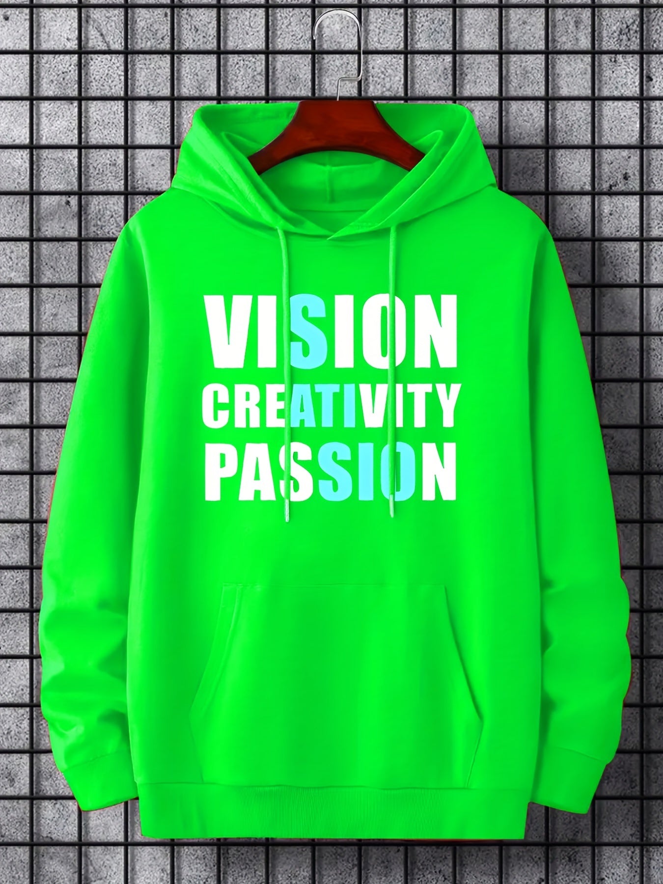 Men's Casual PASSION Hooded Sweatshirt Long Sleeve Streetwear Hoodi