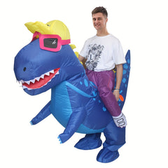 Halloween Christmas Costume Adult Riding Dragon Sunglasses Funny Doll Clothes