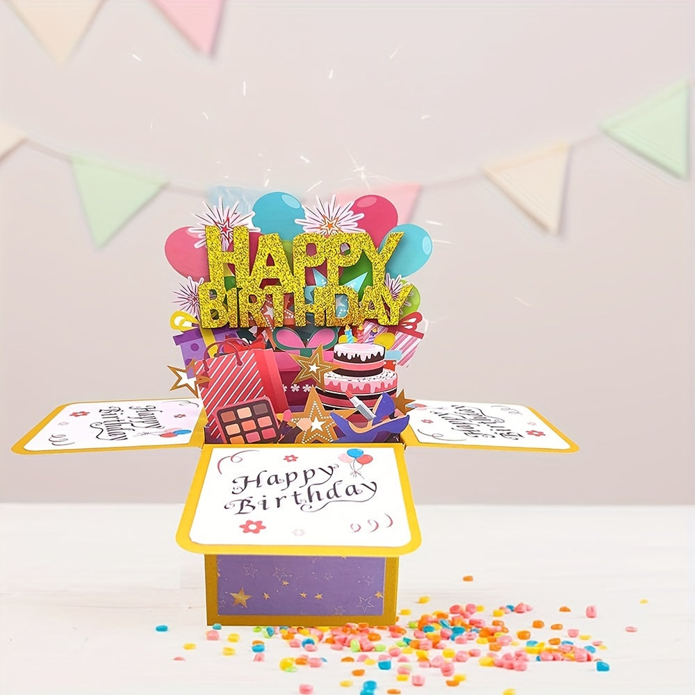 Happy Birthday Pop Up Card For Women Men Funny Bday Gift For Students