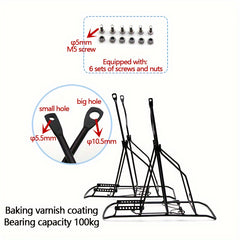 Universal Steel Bicycle Rear Rack Luggage Rack Bike Seatpost Bag Rack