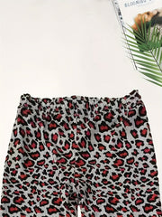 Leopard Print Leggings Girls Casual Leggings All Seasons Gift Sports