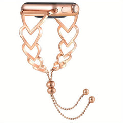 Heart Shape Watch Band Bracelet Dressy Replacement Strap