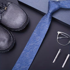 Formal Jacquard Neck Tie High Gentlemen Business Style