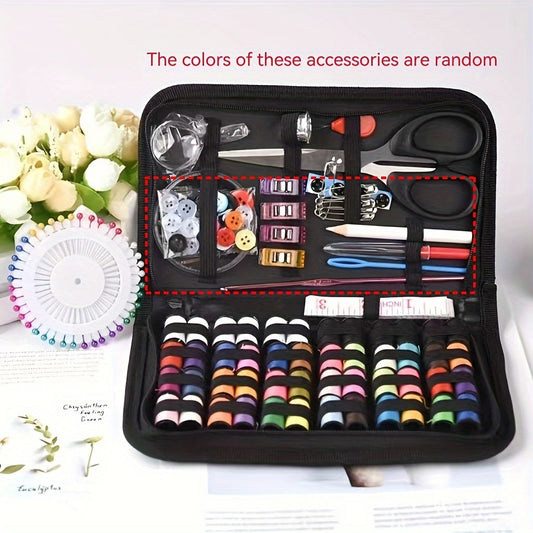 172pcs Sewing Kit for DIY Beginners Adults Emergency Summer Campers Travel Home