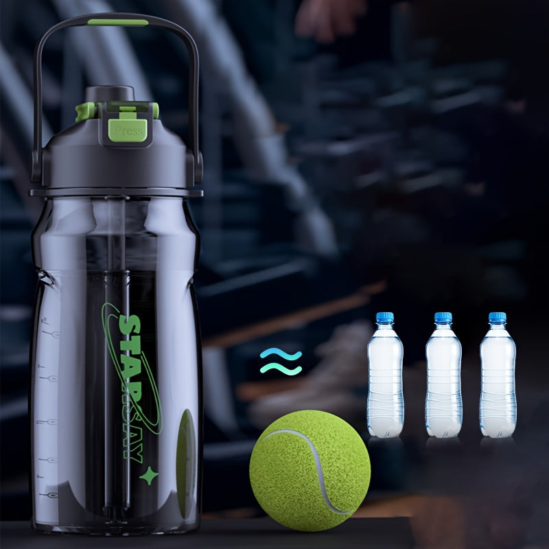 1500ml Leakproof Sports Water Bottle with Straw