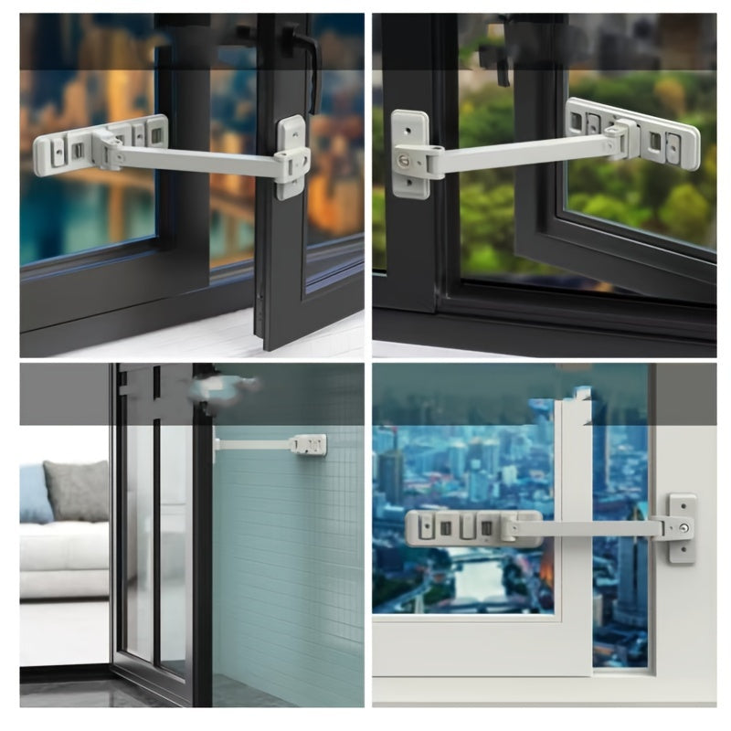 TV Bracket Anti-Dumping Device with Safety Lock Buckle