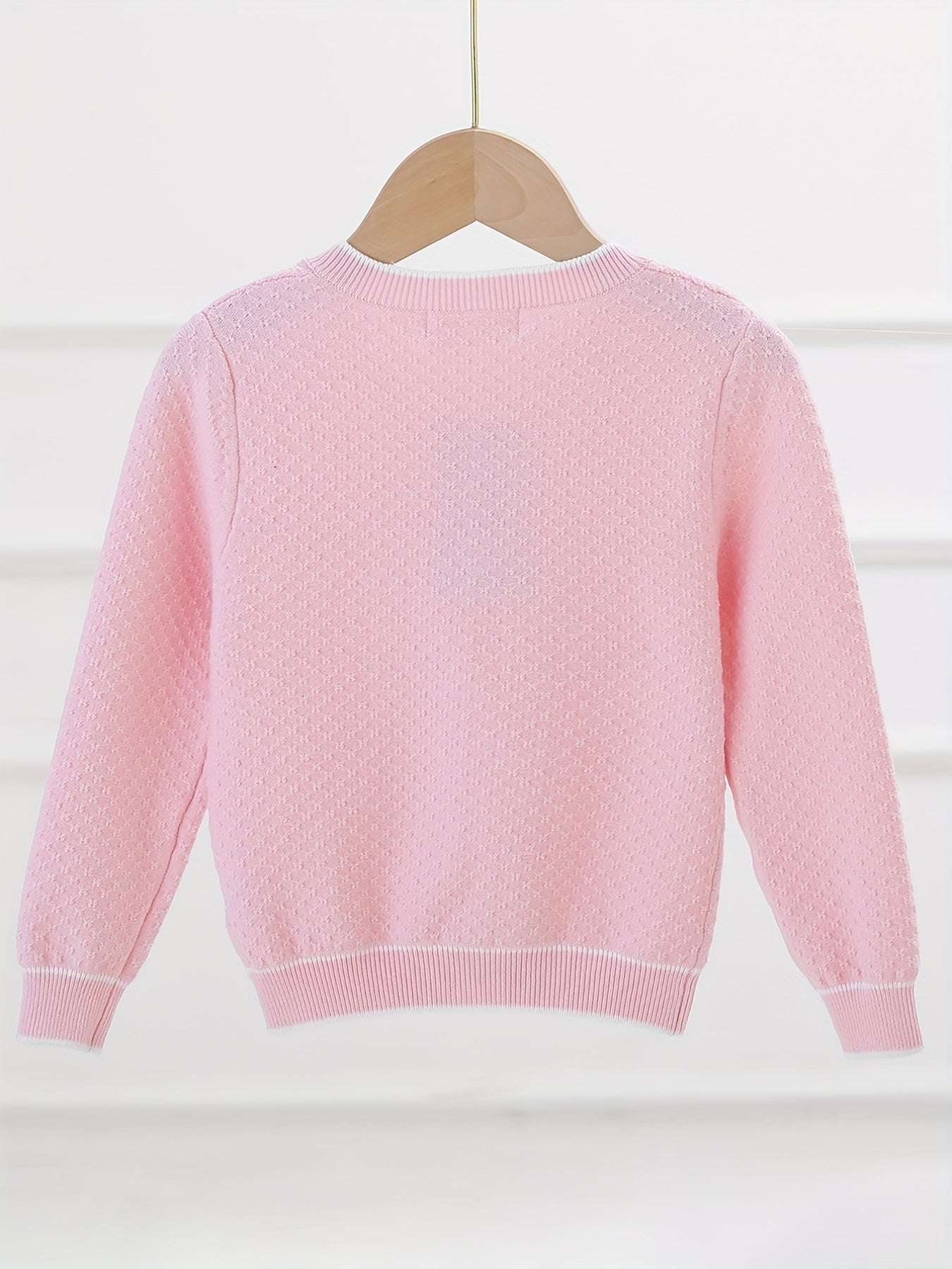 Girls' Grace Pearl Button Knit Cardigan Jacket