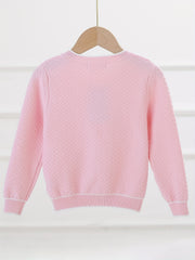 Girls' Grace Pearl Button Knit Cardigan Jacket