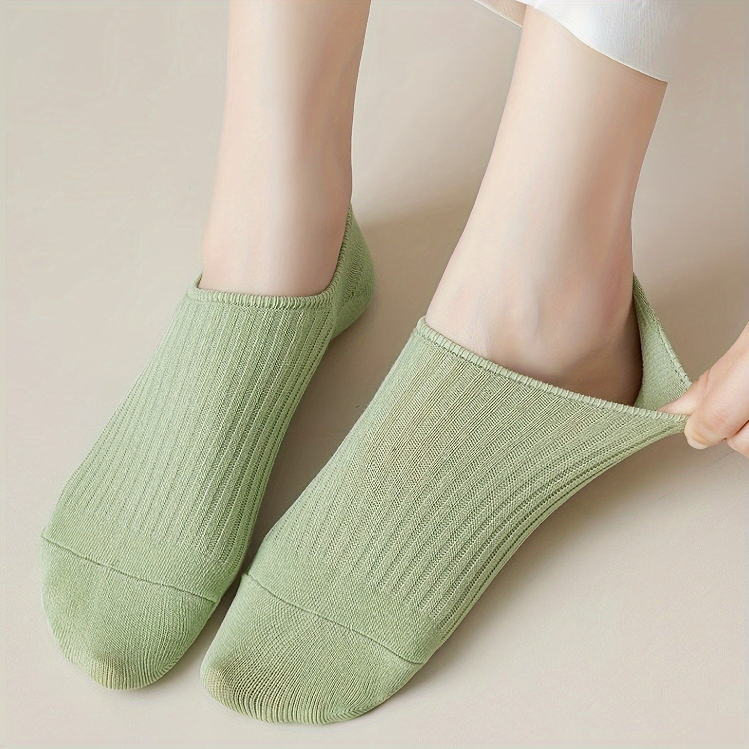 20 Pairs Solid Socks Lightweight Ankle Socks Women's Stockings & Hosiery