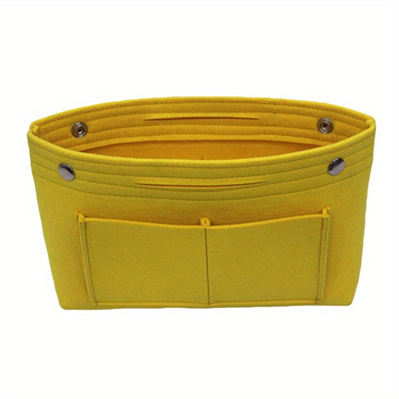 Solid Felt Organizer Insert Portable Minimalist Storage Bag