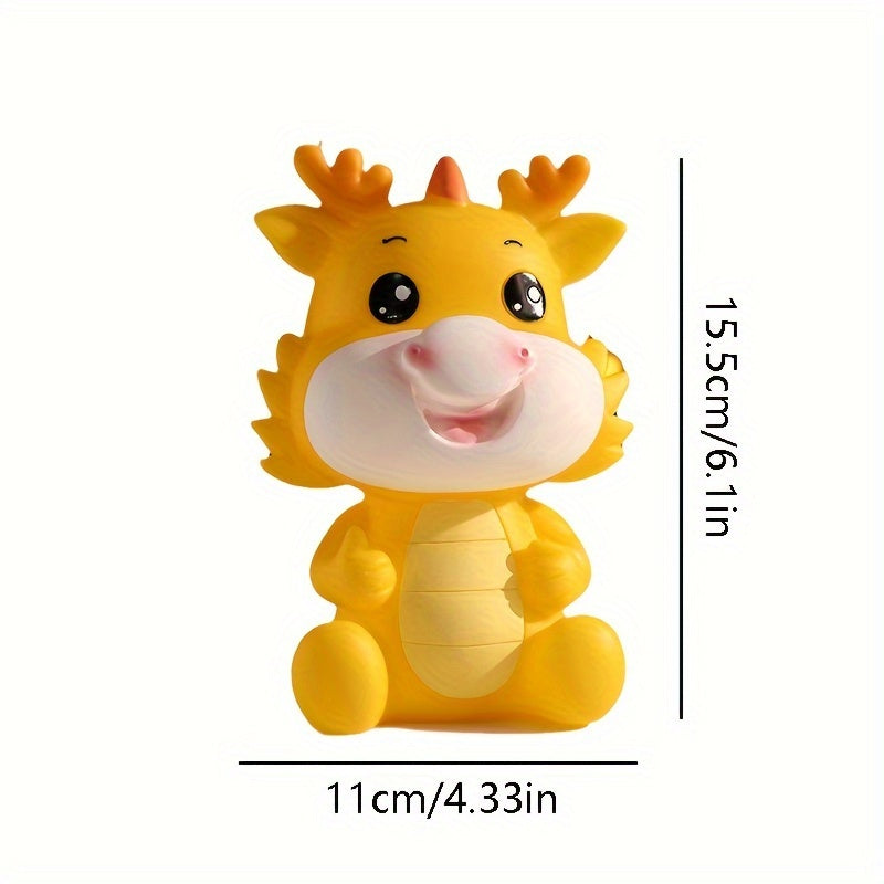 Creative Silicone Piggy Bank Dragon Decoration Dragon Year Gift