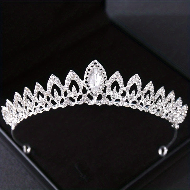 Girls Crown Headband Hair Accessories for Birthday Party Gift