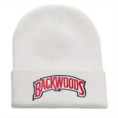 Hip Hop Letter Embroidery Beanie Unisex Solid Couple Skull Cap