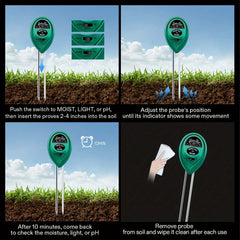 3-in-1 Soil Detector Environmental Testing Meter