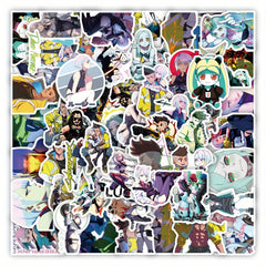 50Pcs Cyberpunk Style Graffiti Stickers for Motorcycles Laptops Desktops