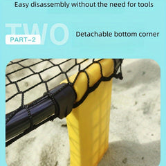 Outdoor PVC Beach Volleyball Games With Carrying Bag Roundnet Game Set