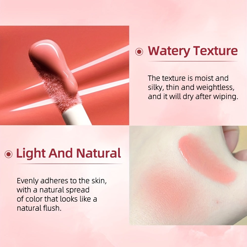 Silky Natural Blush Brightening Moisturizing Pink Gel Cream Liquid Blush