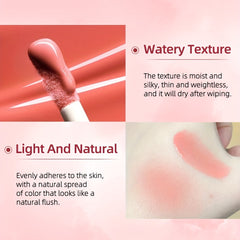 Silky Natural Blush Brightening Moisturizing Pink Gel Cream Liquid Blush